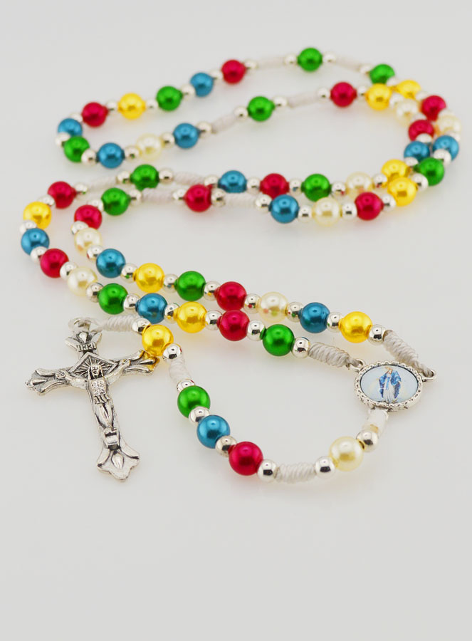 Chapelet de Confirmation -  Médaille Miraculeuse & Saint Esprit (pic 2)