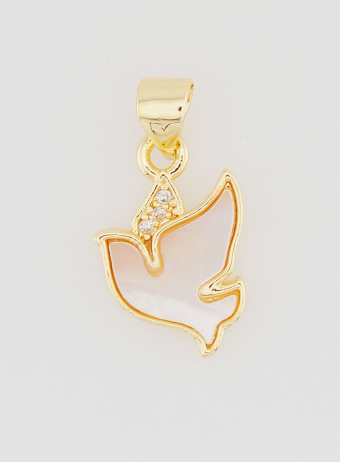 Pendentif Colombe Esprit Saint - 12mm (pic 1)