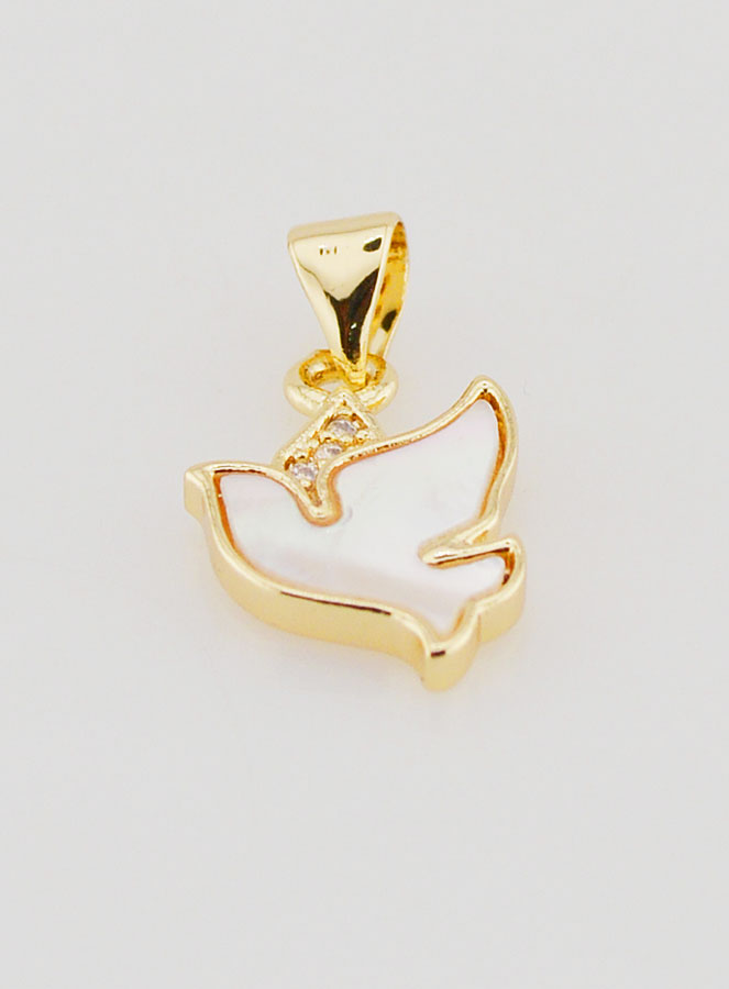 Pendentif Colombe Esprit Saint - 12mm (pic 2)