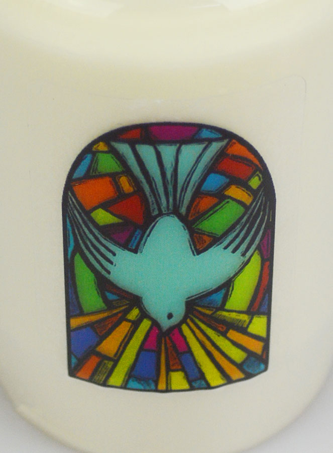Bougie Souvenir de Confirmation - Saint Esprit (pic 4)
