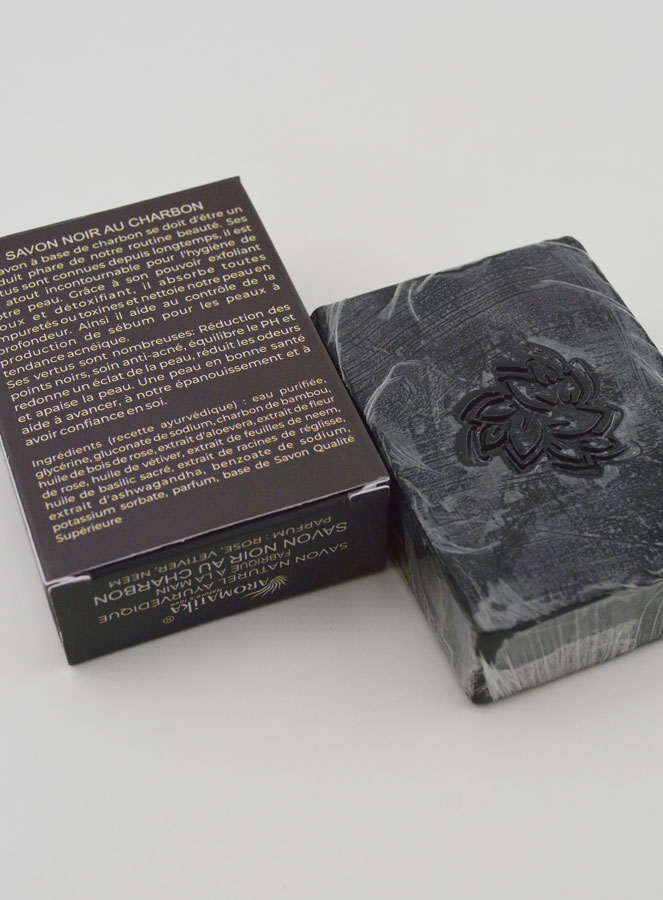 Savon Noir au Charbon - Tradition Ayurvédique (pic 4)