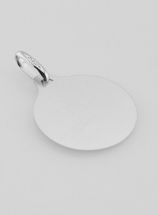 Médaille Vierge Marie de Profil en Argent Massif - 18mm (pic 4)