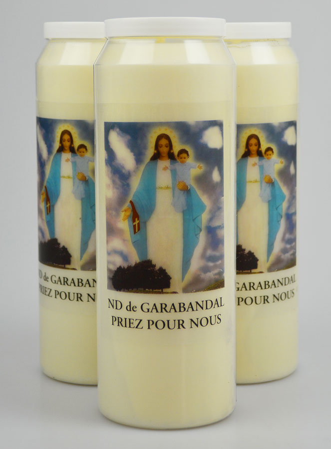 Lot de 3 Bougies de Neuvaine Notre Dame de Garabandal (pic 1)