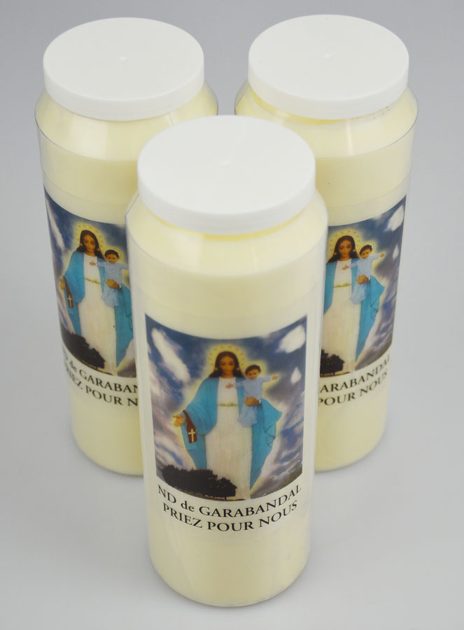 Lot de 3 Bougies de Neuvaine Notre Dame de Garabandal (pic 2)
