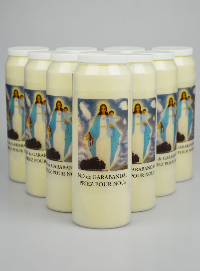 Lot de 10 Bougies de Neuvaine Notre Dame de Garabandal (pic 1)