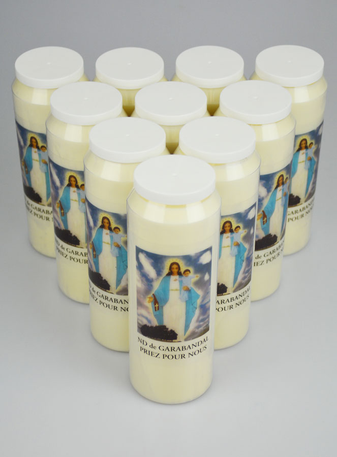 Lot de 10 Bougies de Neuvaine Notre Dame de Garabandal (pic 2)