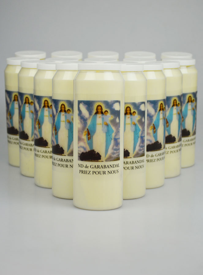 Lot de 20 Bougies de Neuvaine Notre Dame de Garabandal (pic 1)