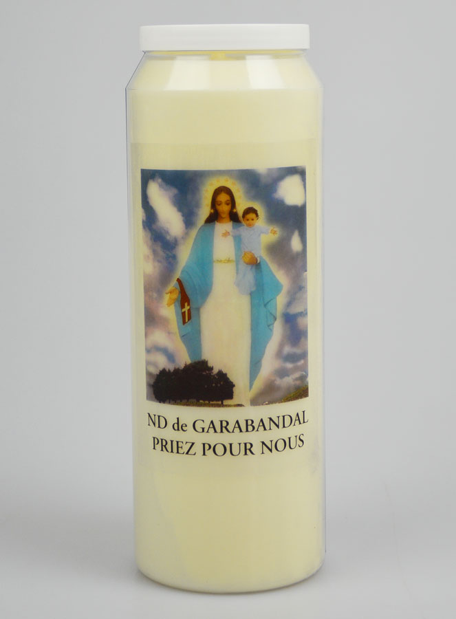Bougie de Neuvaine Notre Dame de Garabandal (pic 1)