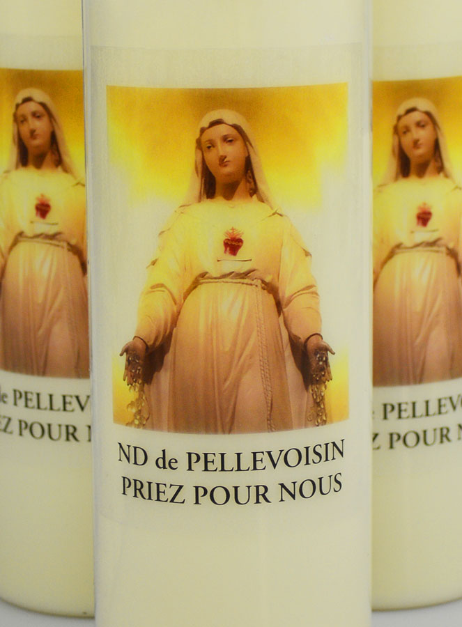 3 Bougies de Neuvaine Notre Dame de Pellevoisin (pic 3)