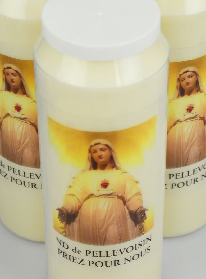 3 Bougies de Neuvaine Notre Dame de Pellevoisin (pic 4)