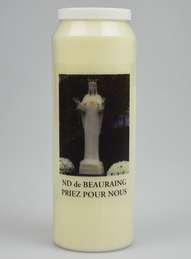 Bougie de Neuvaine Notre Dame de Beauraing (pic 1)