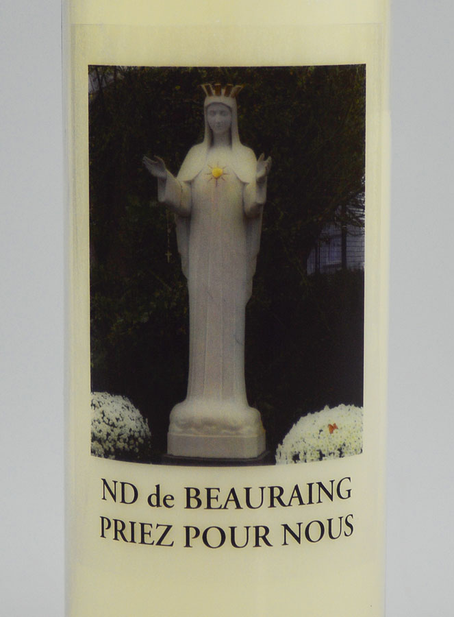 Bougie de Neuvaine Notre Dame de Beauraing (pic 3)