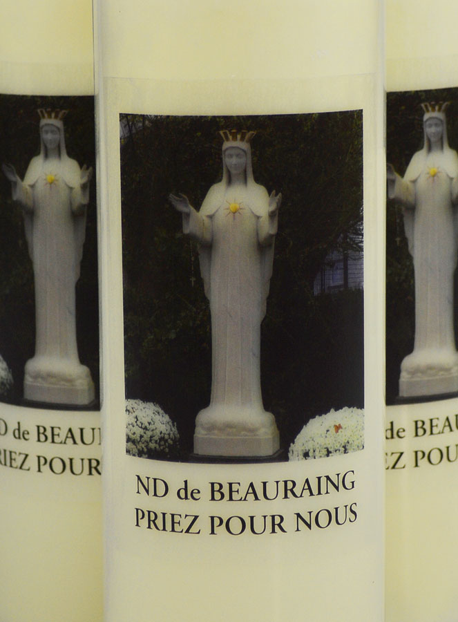 Lot de 3 Bougies de Neuvaine Notre Dame de Beauraing (pic 3)