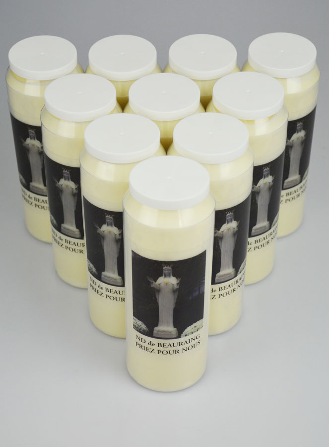 Lot de 10 Bougies de Neuvaine Notre Dame de Beauraing (pic 2)