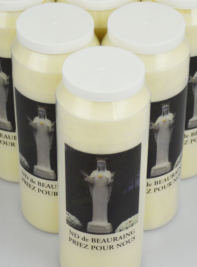 Lot de 10 Bougies de Neuvaine Notre Dame de Beauraing (pic 4)