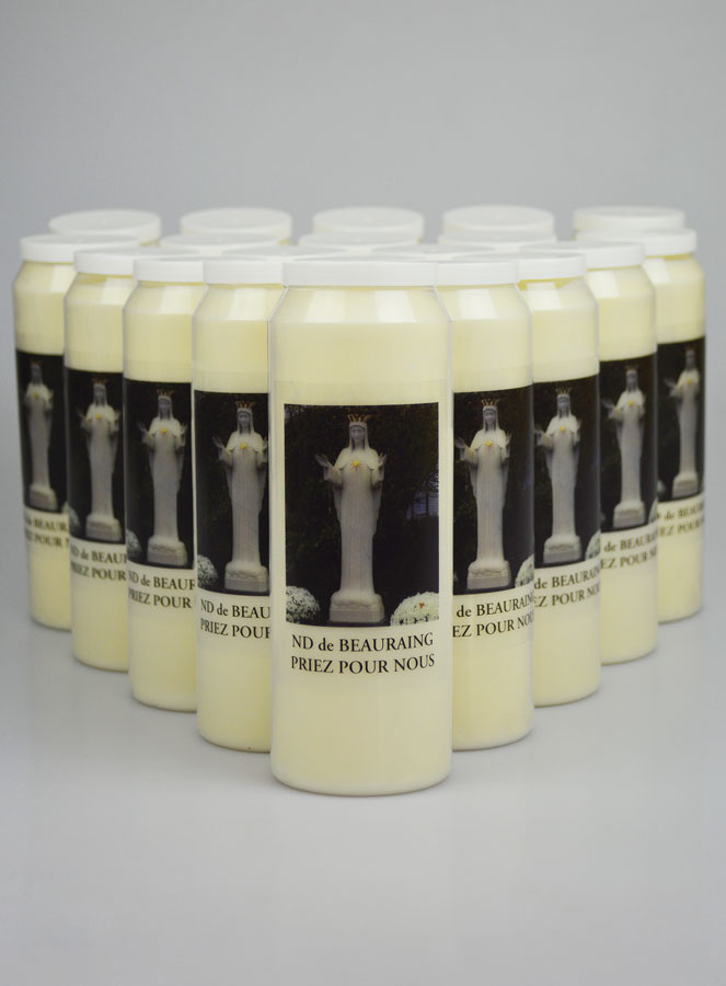 Lot de 20 Bougies de Neuvaine Notre Dame de Beauraing (pic 1)