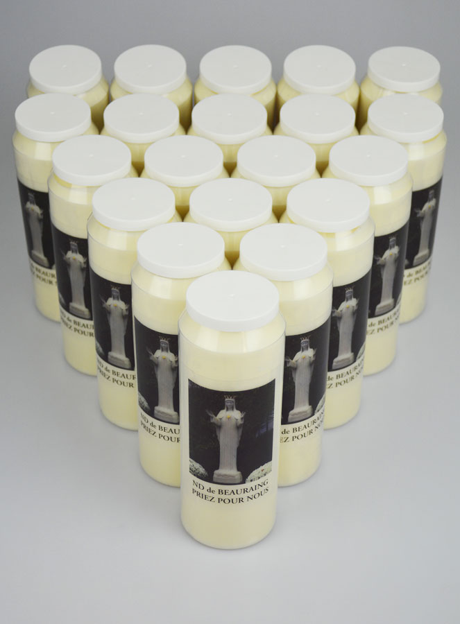 Lot de 20 Bougies de Neuvaine Notre Dame de Beauraing (pic 2)