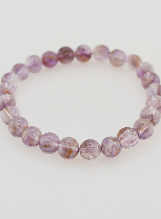 Bracelet en Pierre Naturelle d'Amétrine AA - 8mm (pic 2)