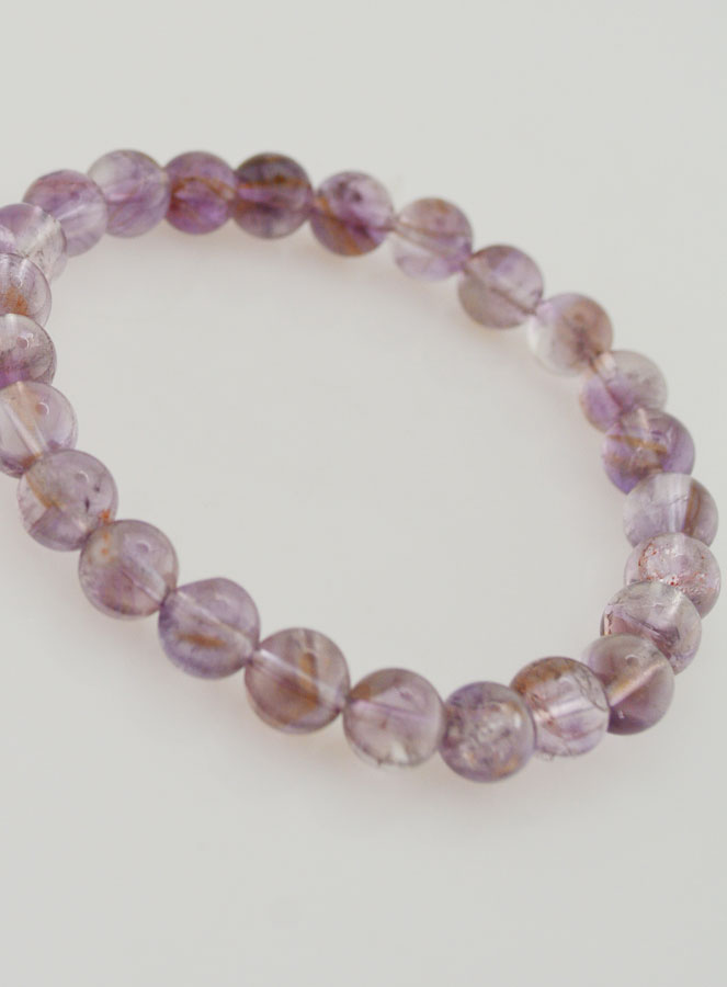 Bracelet en Pierre Naturelle d'Amétrine AA - 8mm (pic 3)