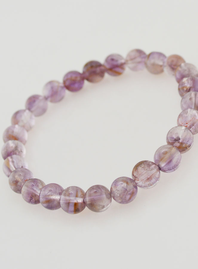 Bracelet en Pierre Naturelle d'Amétrine AA - 8mm (pic 4)