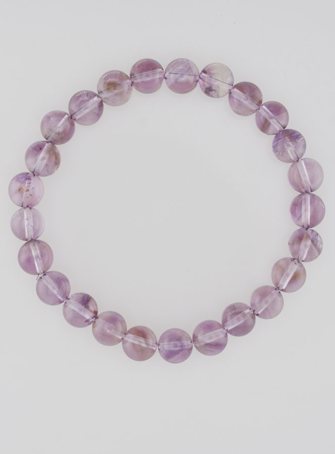 Bracelet en Pierre Naturelle d'Amétrine AAA - 8mm (pic 1)