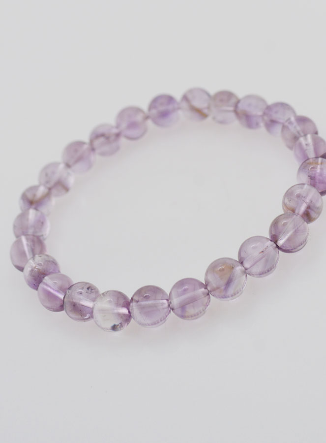 Bracelet en Pierre Naturelle d'Amétrine AAA - 8mm (pic 4)