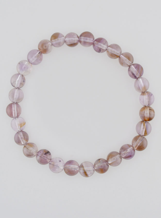 Bracelet en Pierre Naturelle d'Amétrine AA - 6mm (pic 1)