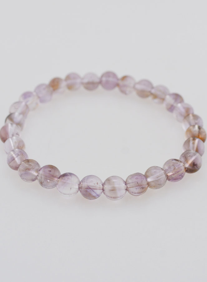 Bracelet en Pierre Naturelle d'Amétrine AA - 6mm (pic 2)