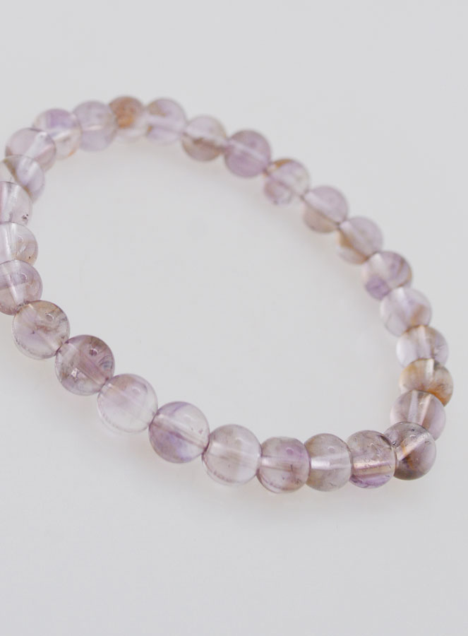 Bracelet en Pierre Naturelle d'Amétrine AA - 6mm (pic 3)