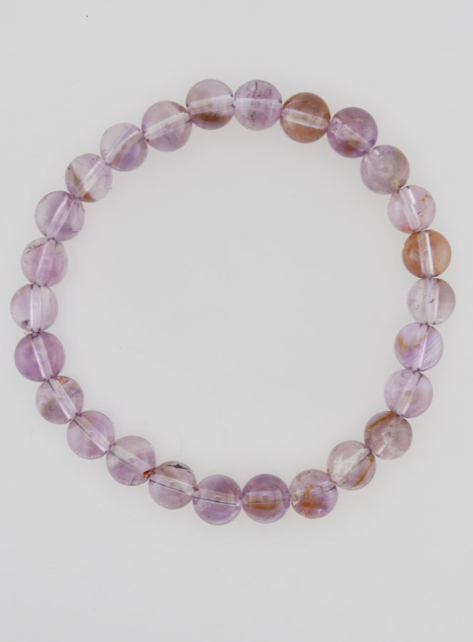 Bracelet en Pierre Naturelle d'Amétrine AAA - 7mm (pic 1)
