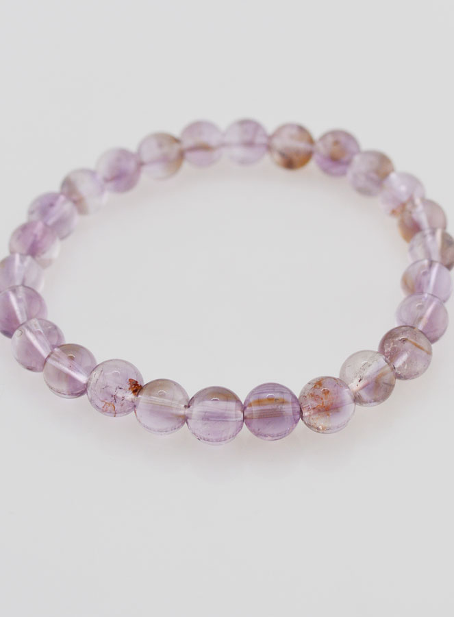 Bracelet en Pierre Naturelle d'Amétrine AAA - 7mm (pic 2)