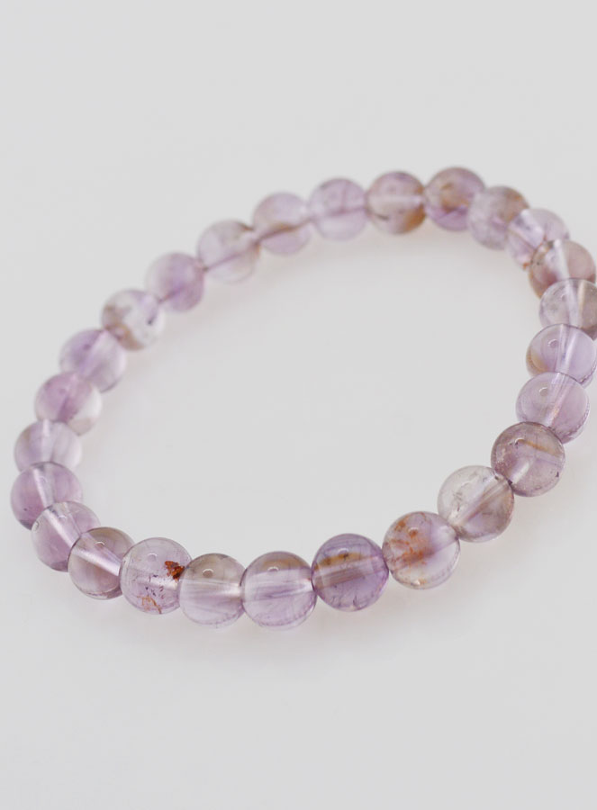 Bracelet en Pierre Naturelle d'Amétrine AAA - 7mm (pic 4)