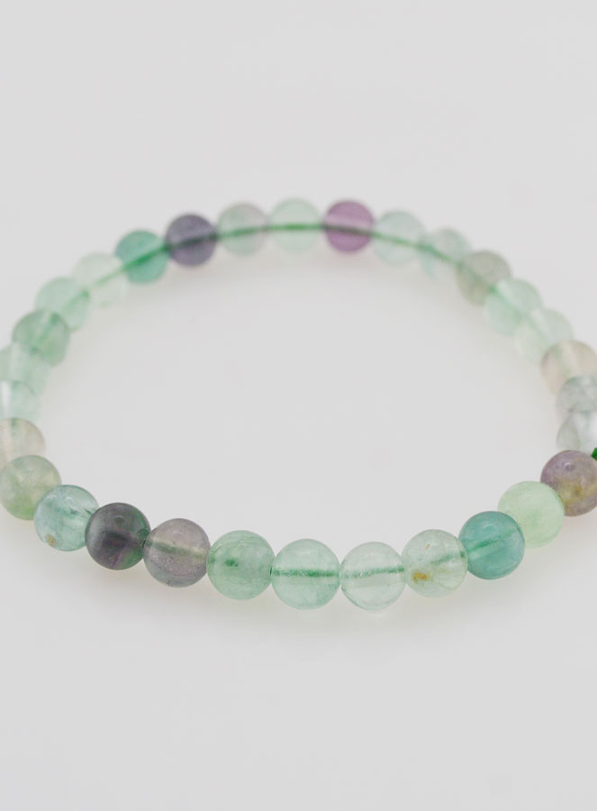 Bracelet en Pierre Naturelle de Fluorite AB - 6mm (pic 2)
