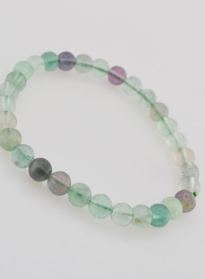 Bracelet en Pierre Naturelle de Fluorite AB - 6mm (pic 3)