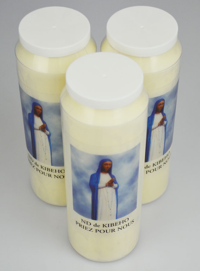 Lot de 3 Bougies de Neuvaine Notre Dame de Kibeho (pic 2)