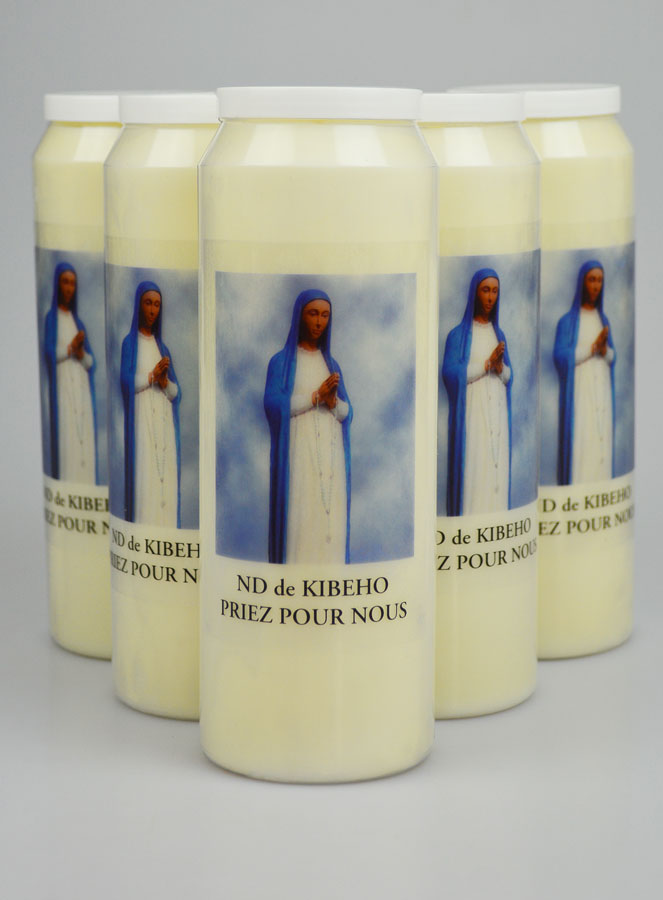 Lot de 6 Bougies de Neuvaine Notre Dame de Kibeho (pic 1)