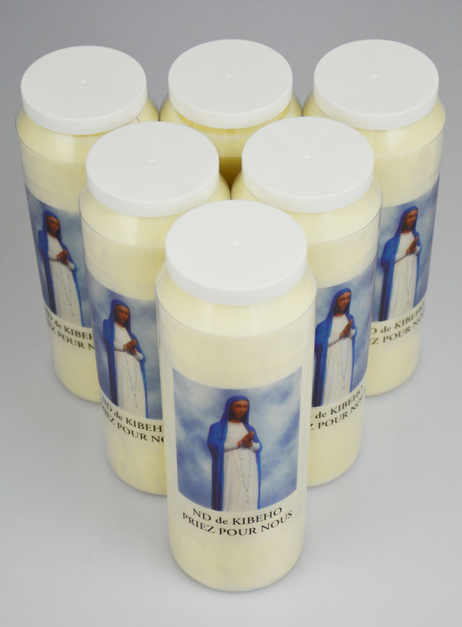 Lot de 6 Bougies de Neuvaine Notre Dame de Kibeho (pic 2)