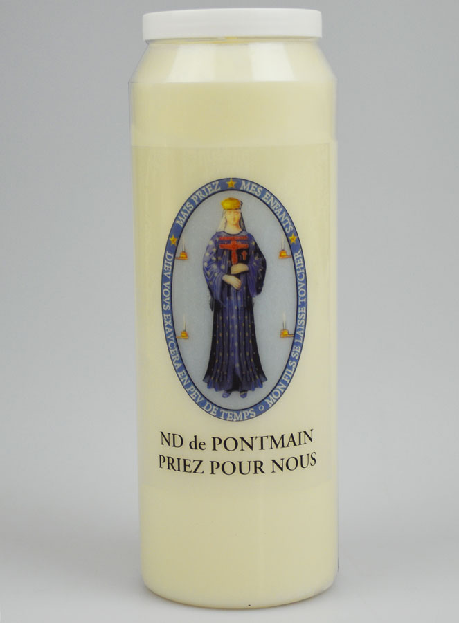 Bougie de Neuvaine Notre Dame de Pontmain (pic 1)
