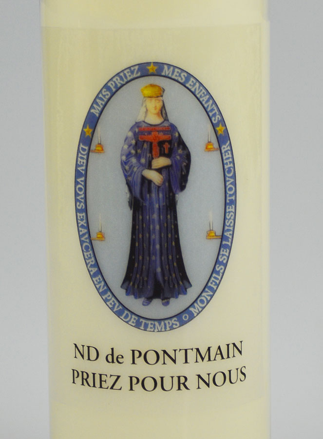 Bougie de Neuvaine Notre Dame de Pontmain (pic 3)