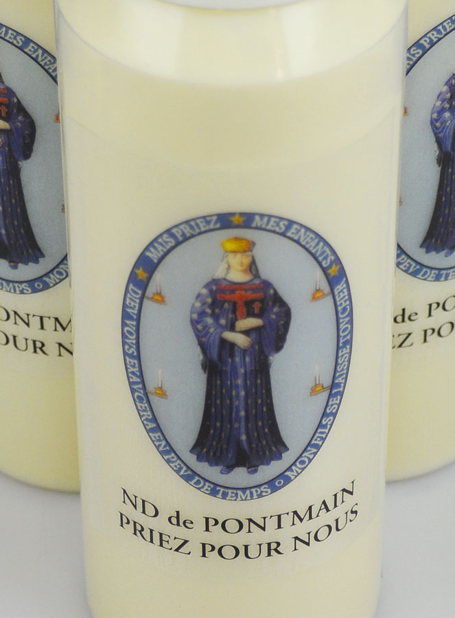 Lot de 3 Bougies de Neuvaine Notre Dame de Pontmain (pic 4)