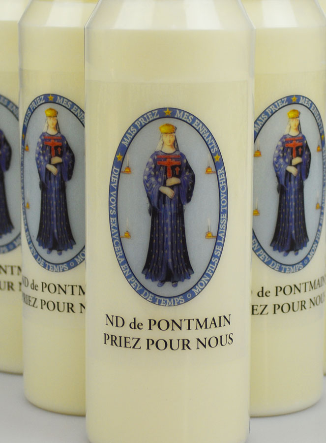 Lot de 6 Bougies de Neuvaine Notre Dame de Pontmain (pic 3)