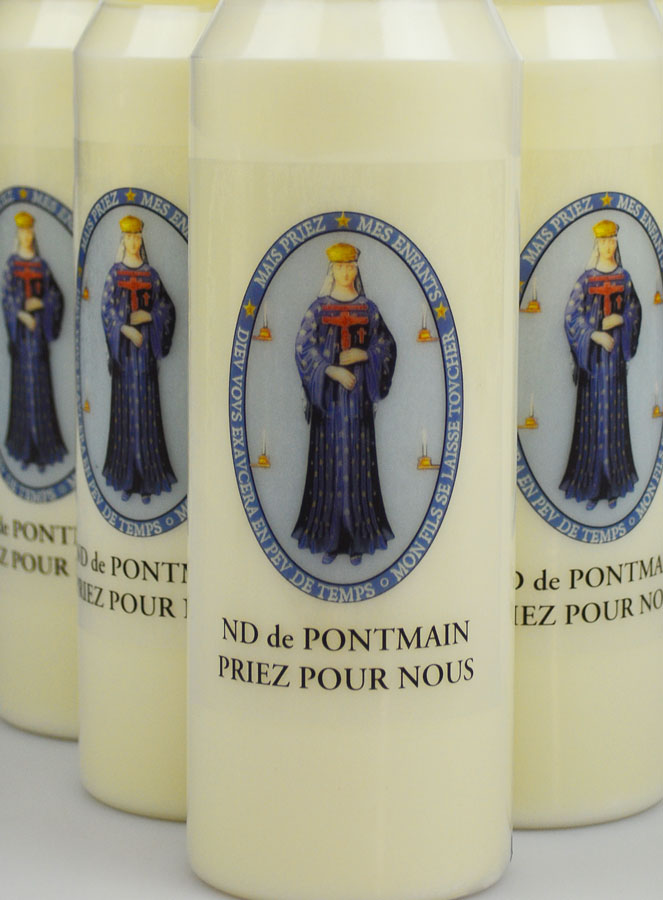 Lot de 10 Bougies de Neuvaine ND de Pontmain (pic 3)