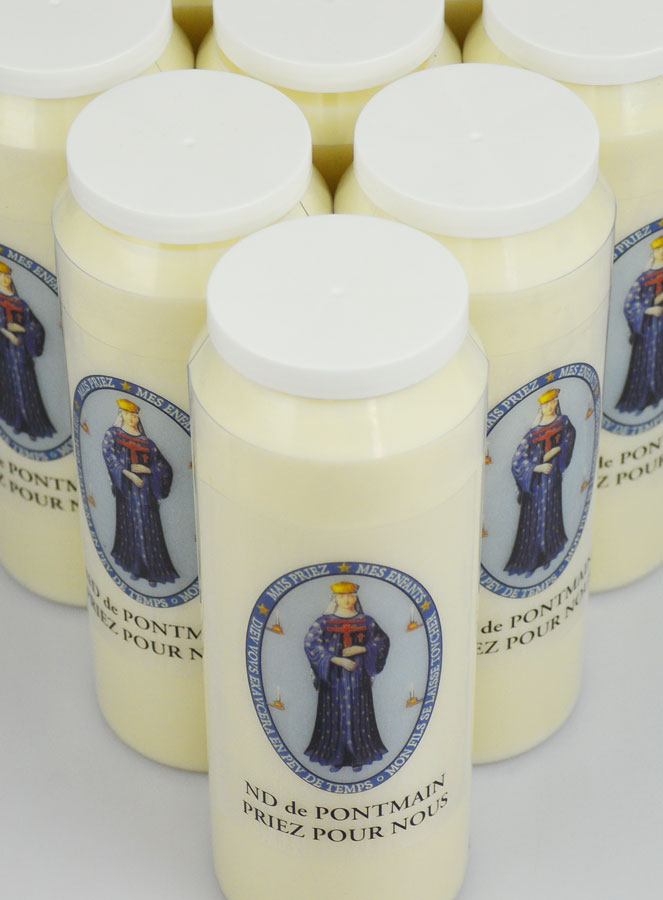 Lot de 10 Bougies de Neuvaine ND de Pontmain (pic 4)