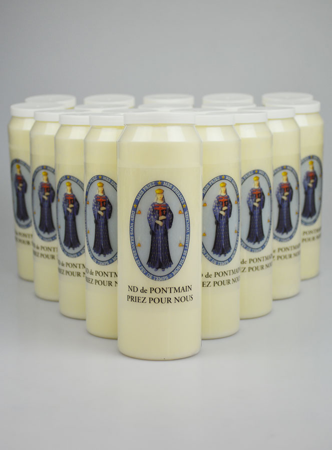 Lot de 20 Bougies de Neuvaine Notre Dame de Pontmain (pic 1)