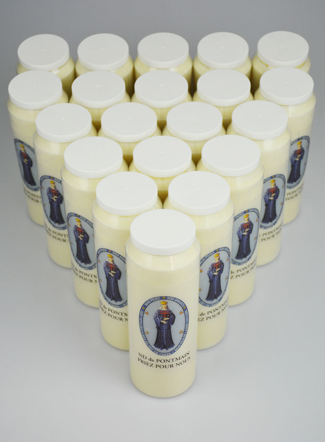 Lot de 20 Bougies de Neuvaine Notre Dame de Pontmain (pic 2)