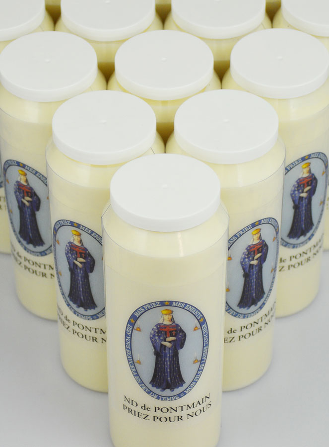 Lot de 20 Bougies de Neuvaine Notre Dame de Pontmain (pic 4)