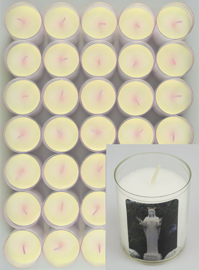 Lot de 24 Bougies Veilleuses ND de Beauraing (pic 2)