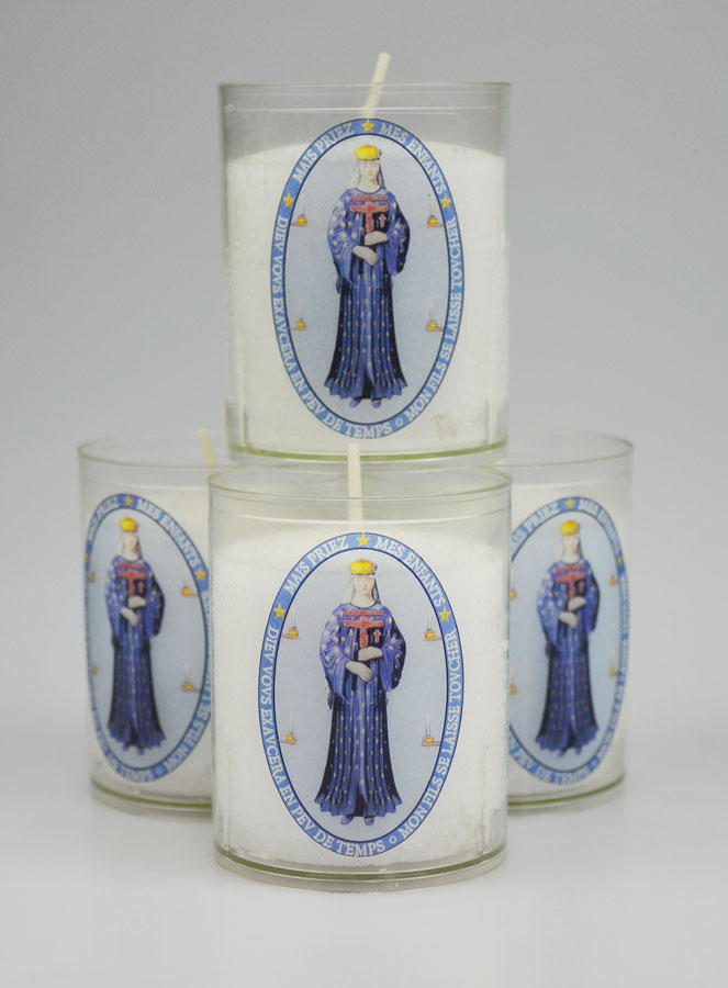 Lot de 4 Bougies Veilleuses ND de Pontmain (pic 1)
