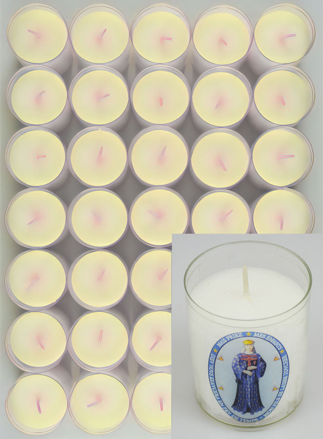 Lot de 24 Bougies Veilleuses ND de Pontmain (pic 2)