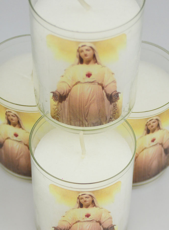 Lot de 4 Bougies Veilleuses ND de Pellevoisin (pic 4)